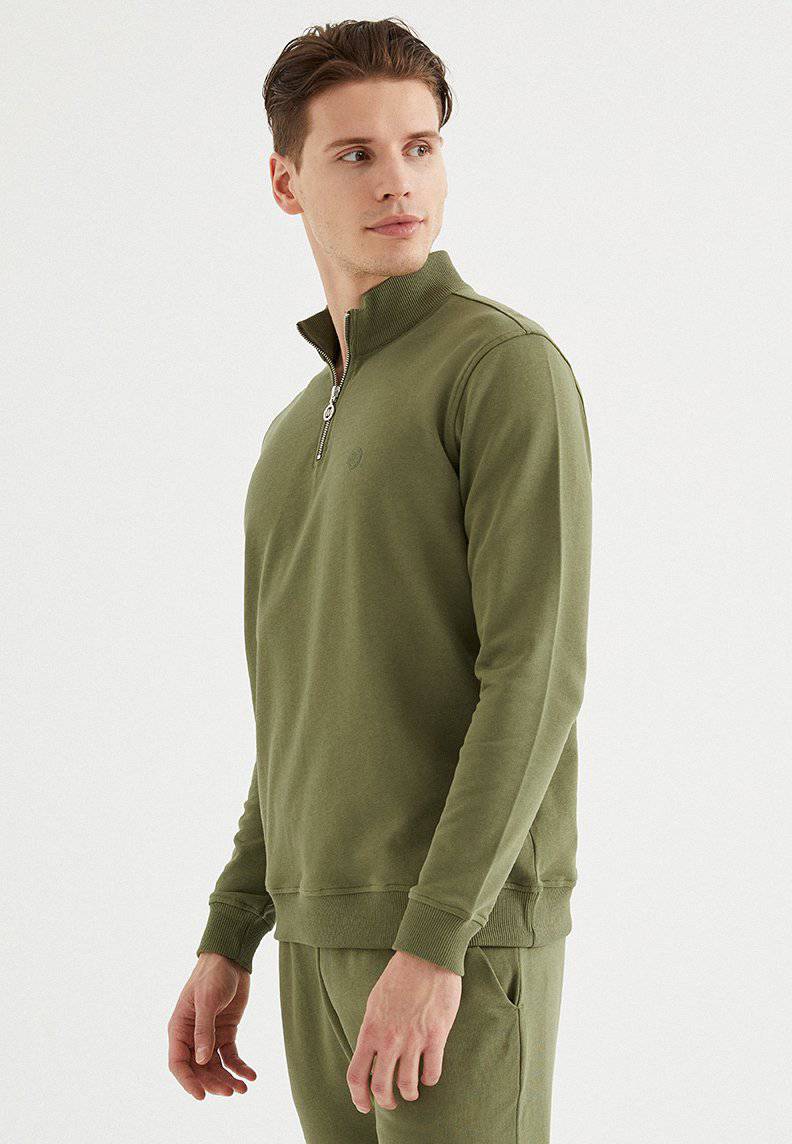 Steady State Half Zip In Dark Forest