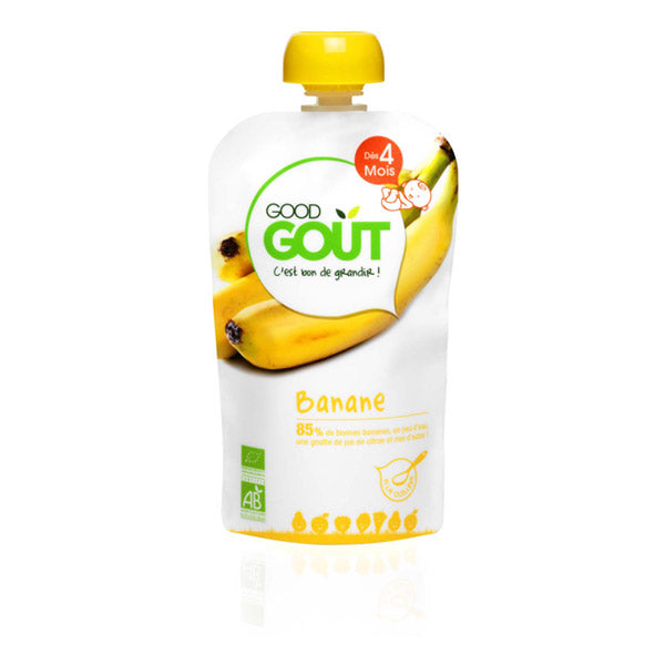 GOOD GOUT - Organic Banana Puree (+4 months) - 120g – L'AZURGourmet