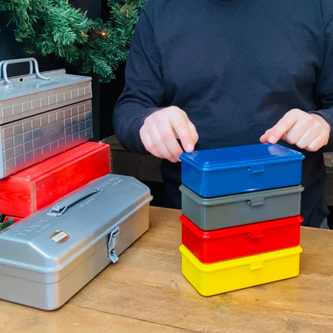 Stackable Toyo toolboxes from Japan make great gifts over generations