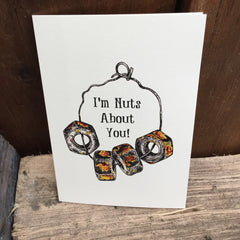 I'm nuts about you card from TInker and Fix