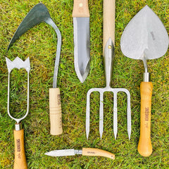 Top tips for the best tools for National allotment week from sneeboer, Niwaki, opinel and Tinker and Fi