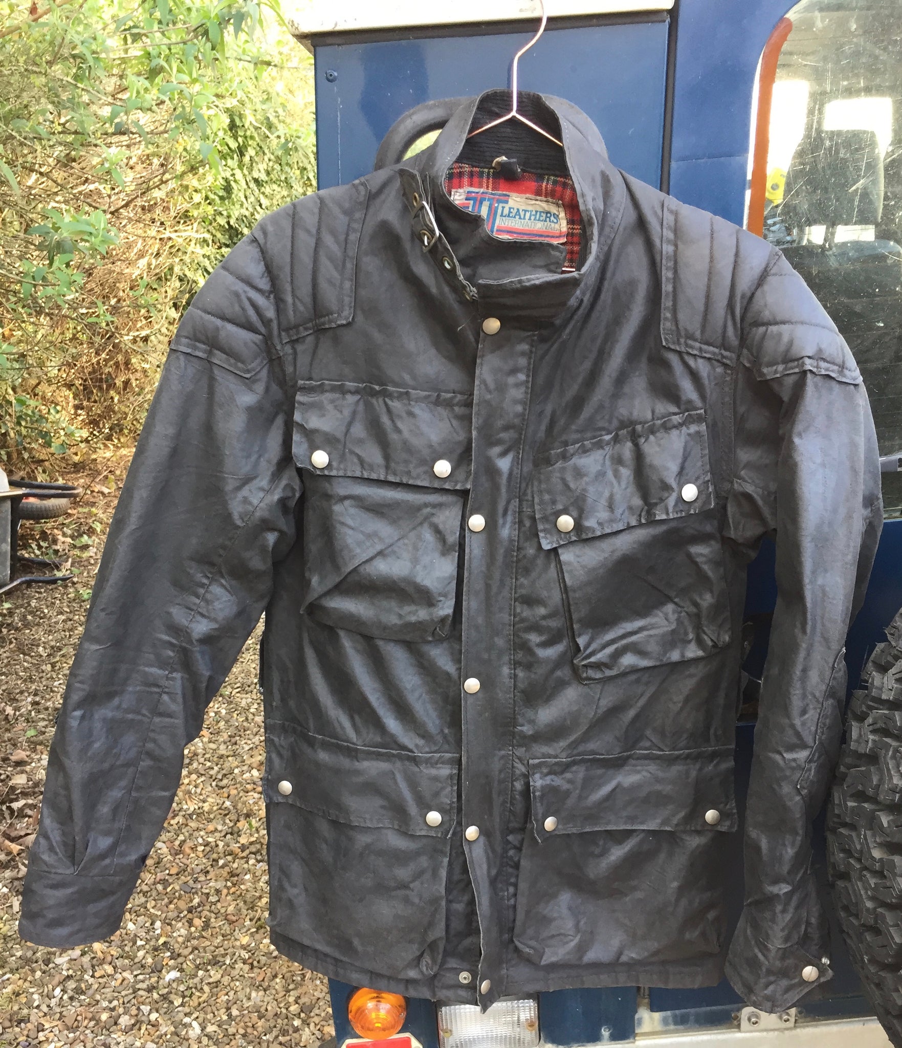 TT Leathers International Waxed Cotton Motorcyle Jacket – Tinker and Fix