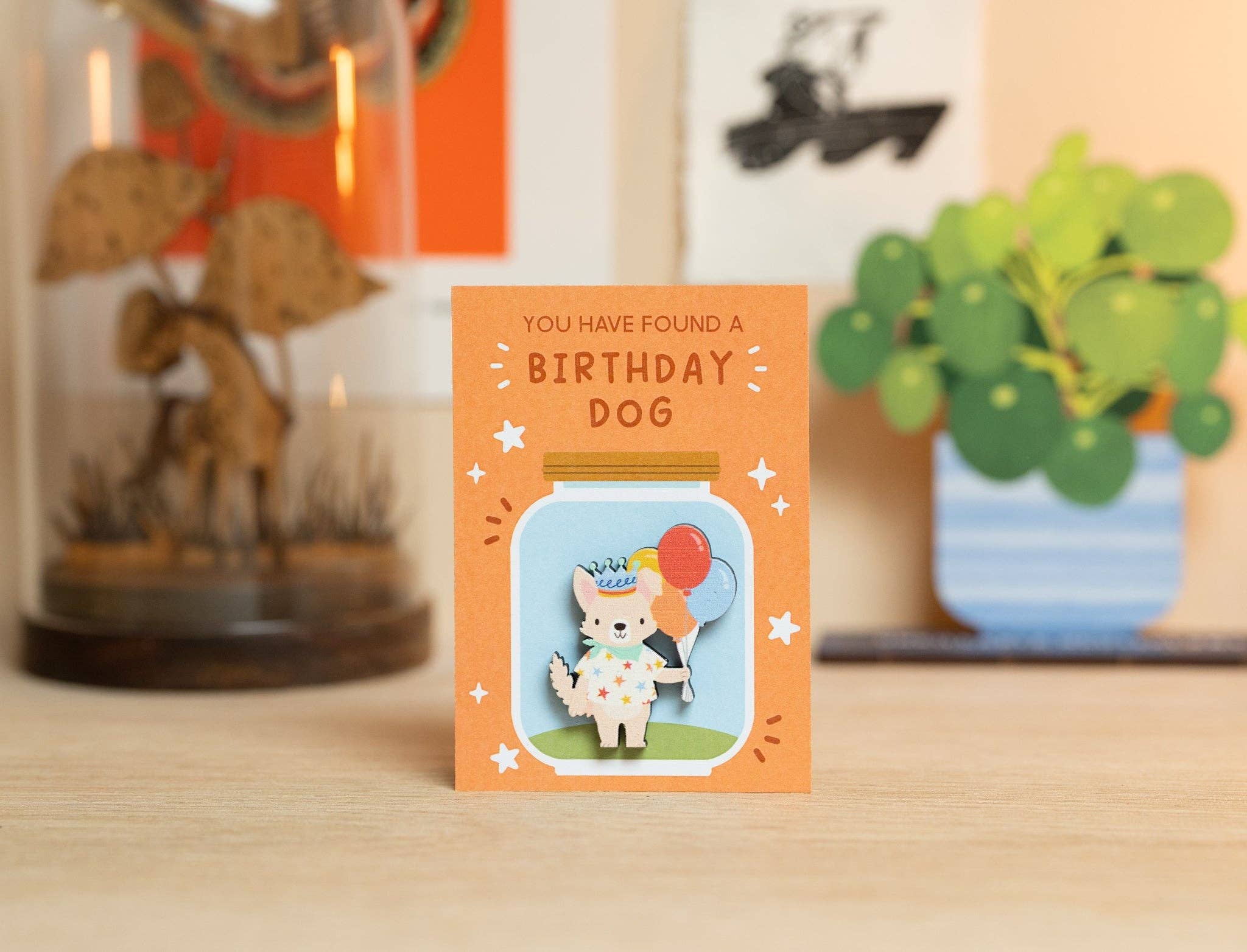 BIRTHDAY DOG PIN DD06