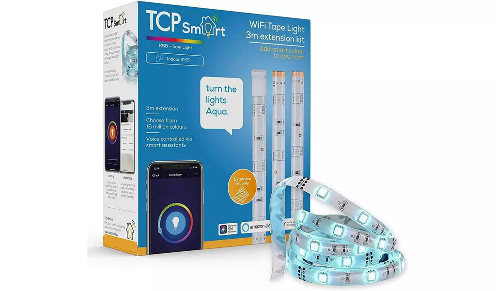 TCP Smart WiFi LED Tape Light RGB (3 Metre Pack) – Prisma Lighting