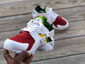 rasta color sneakers