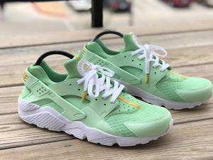 nike air huarache mint green