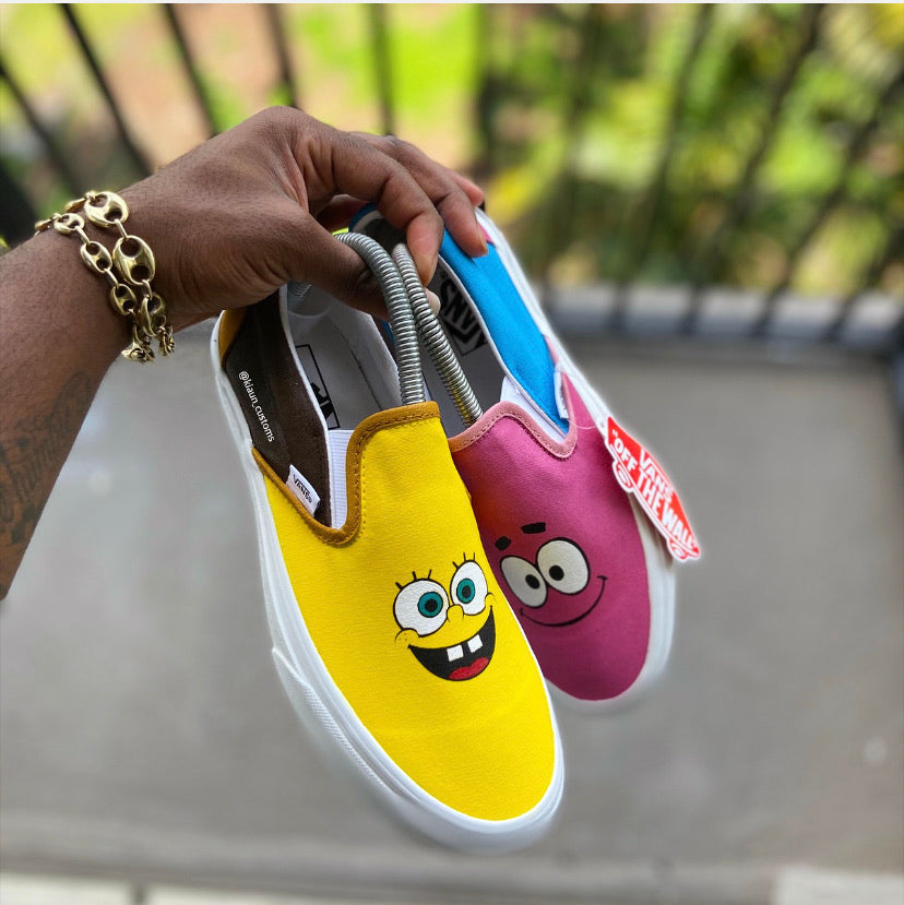 spongebob and patrick shoes