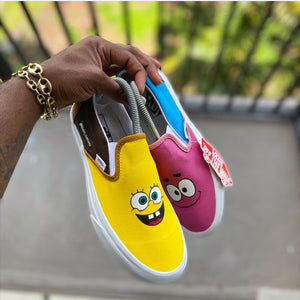 Custom SpongeBob and Patrick Themed Vans