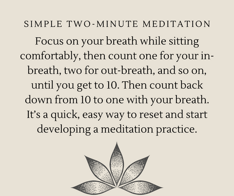 Two-minute simple meditation