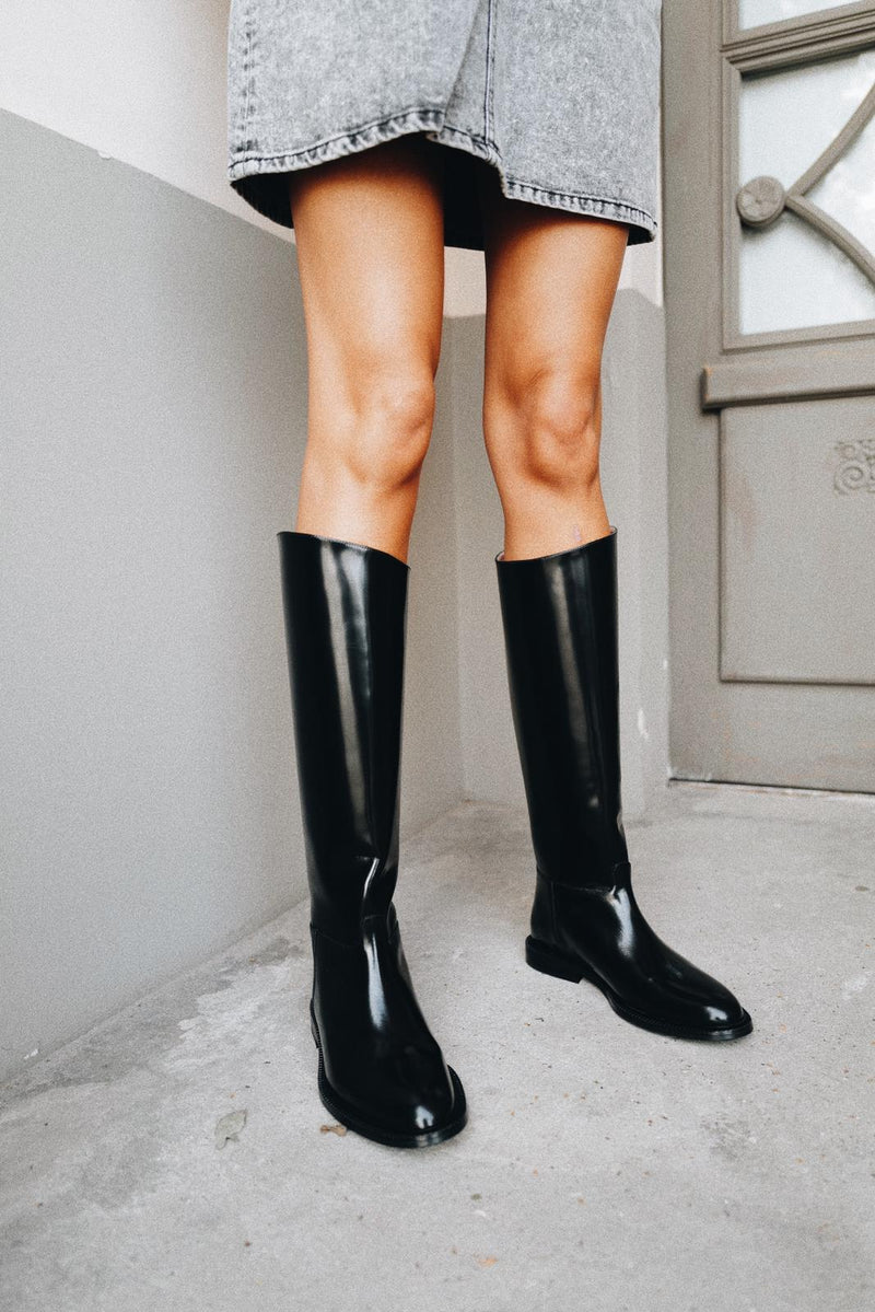 knee riding boots