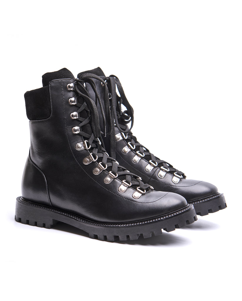 black grunge boots