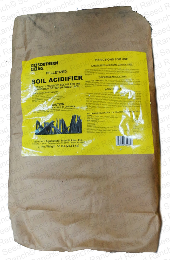 Sulfur Granular Soil Acidifier Fertilizer 50 Lbs. — Seed Barn