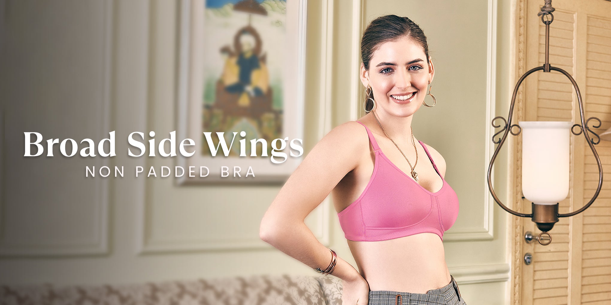 broad side wings seamless tshirt bra