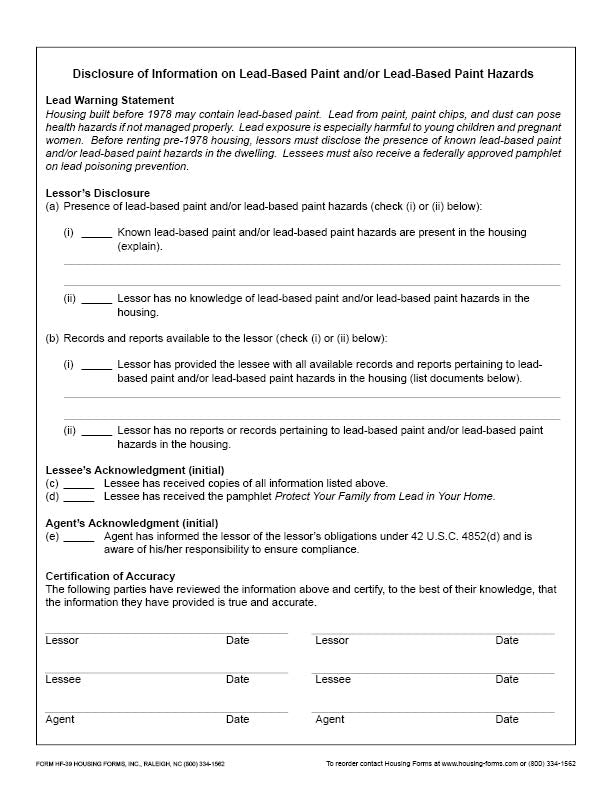 hf-39-lead-based-paint-disclosure-housing-forms