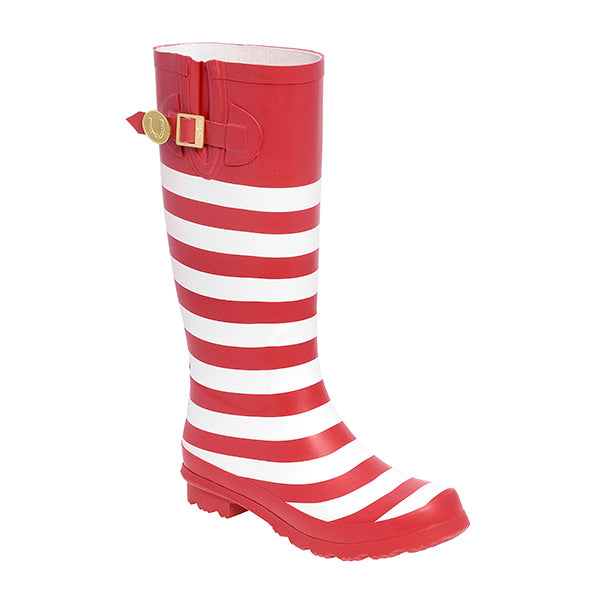 rain boots red