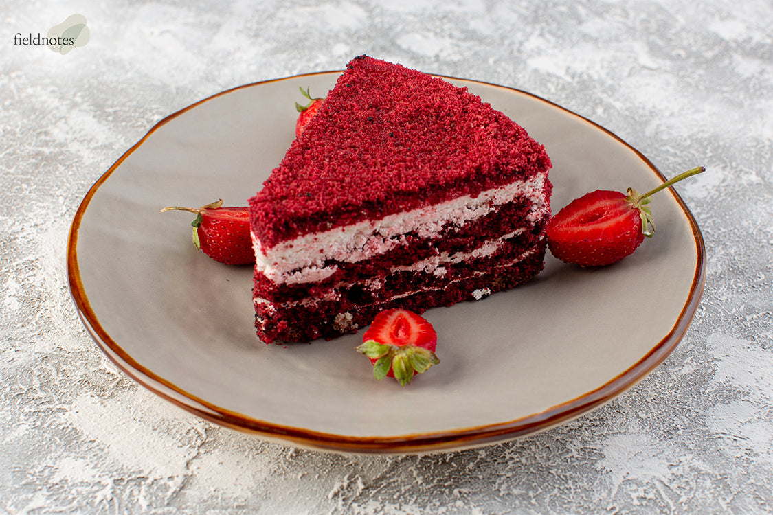 Image of a red velvet cake