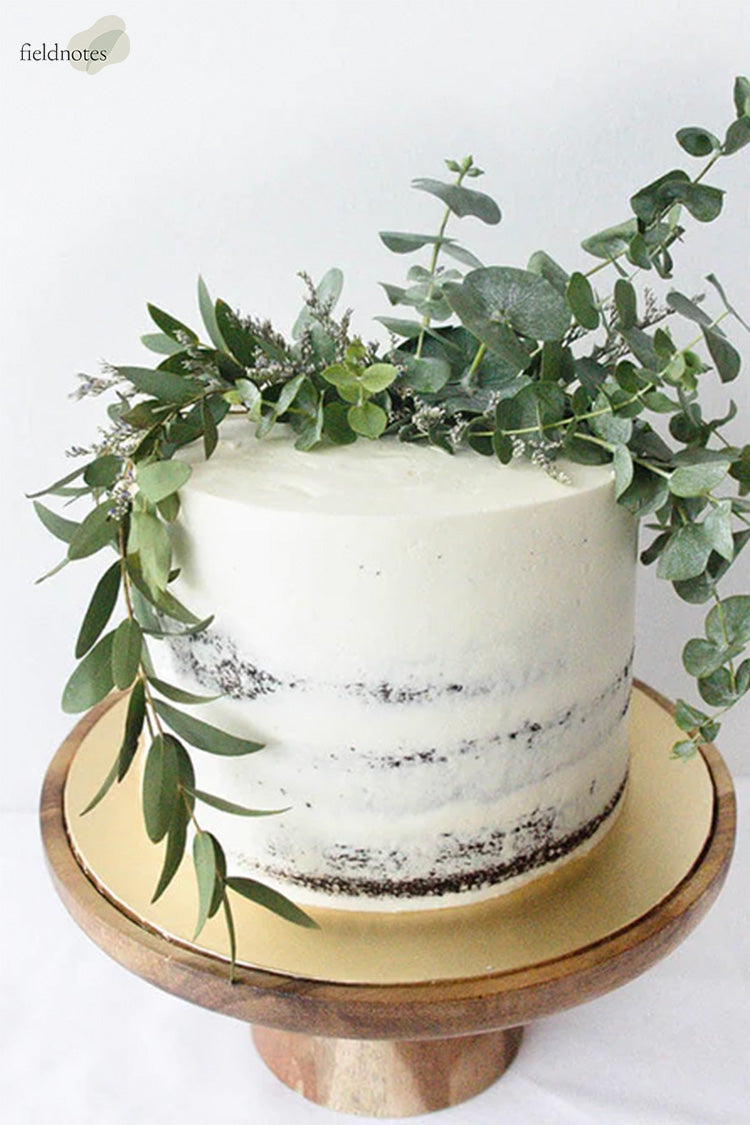 Minimalist Frosting Wedding Cake