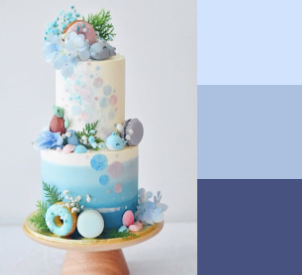 Ocean inspired cakes -zeeandelle