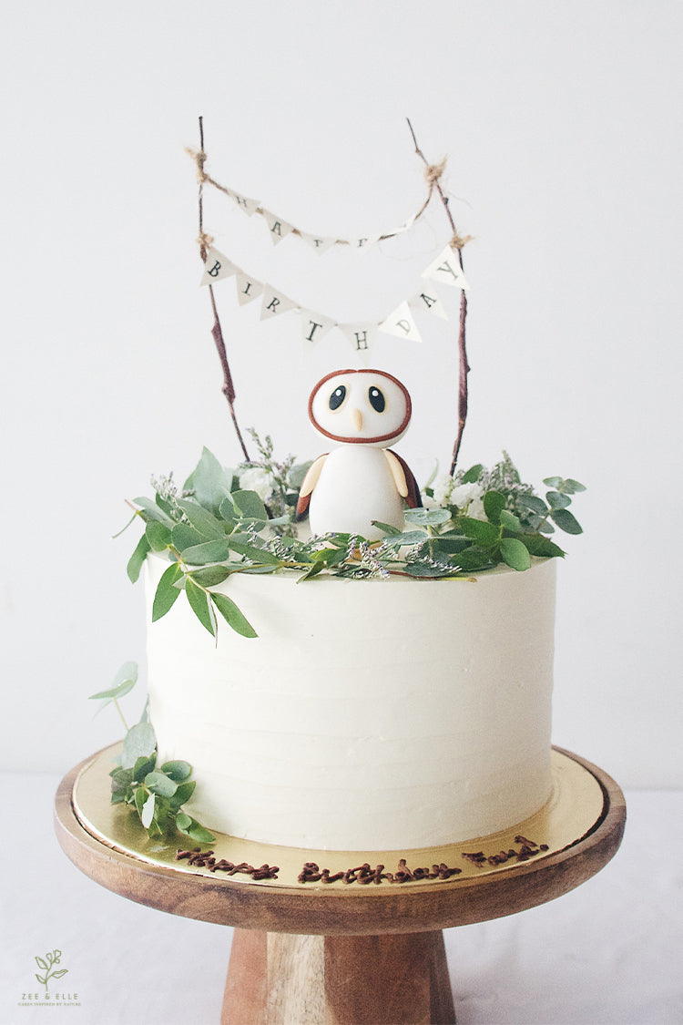 Owl Birthday Cake