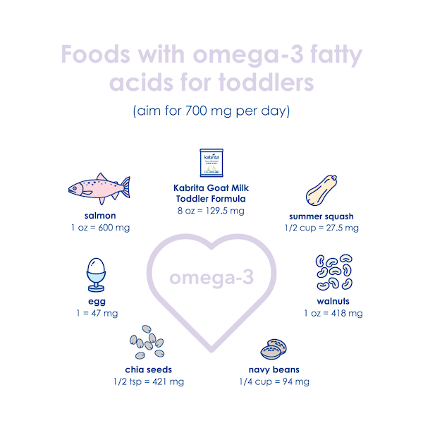 Foods with Omega-3 Fatty Acids for Toddlers