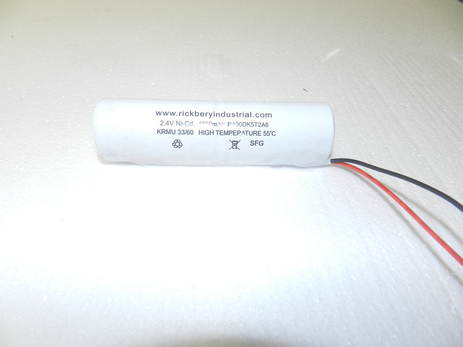 NICD2.4V Emergency Lighting Battery from the Batteryworldshop.com