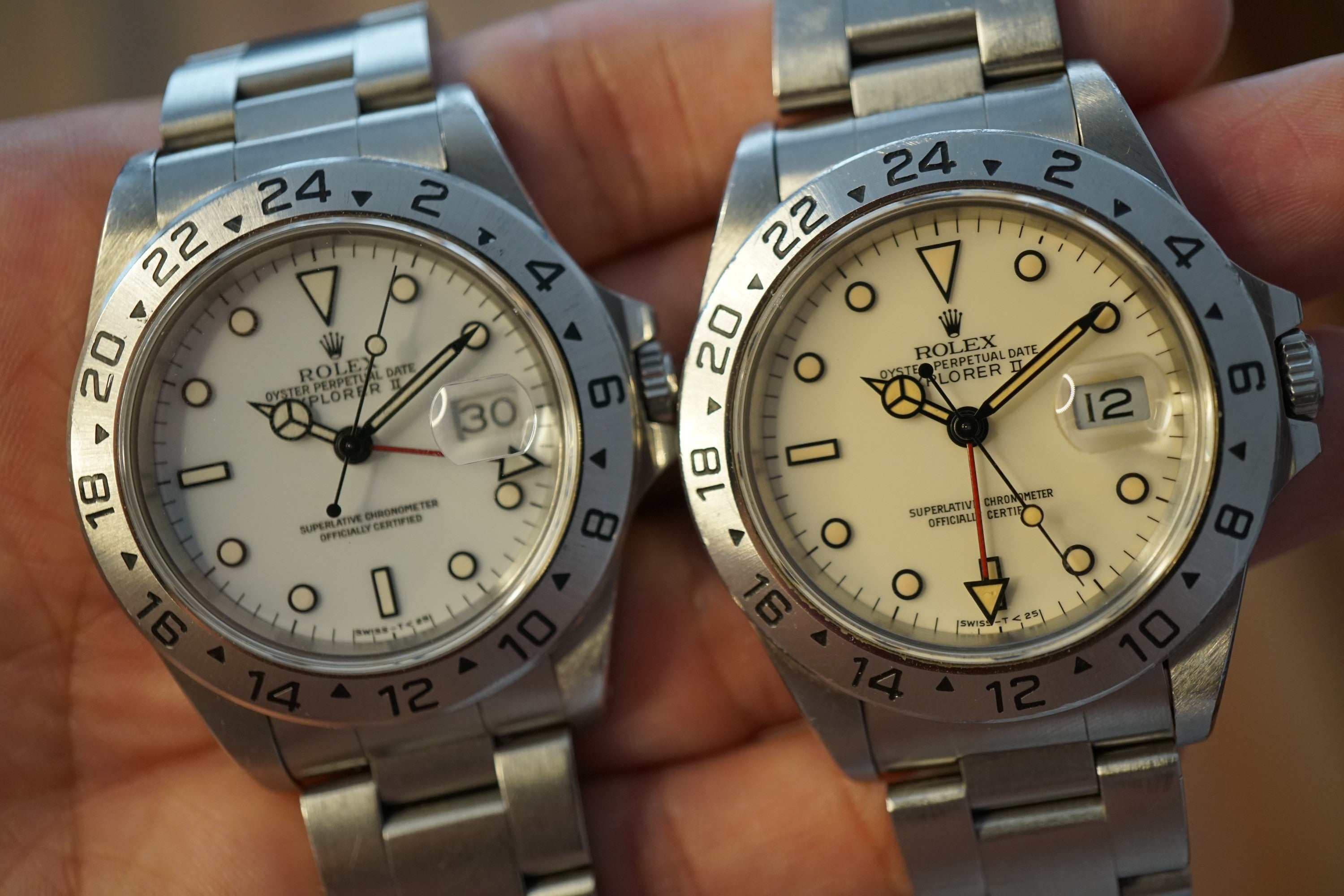 rolex cream dial