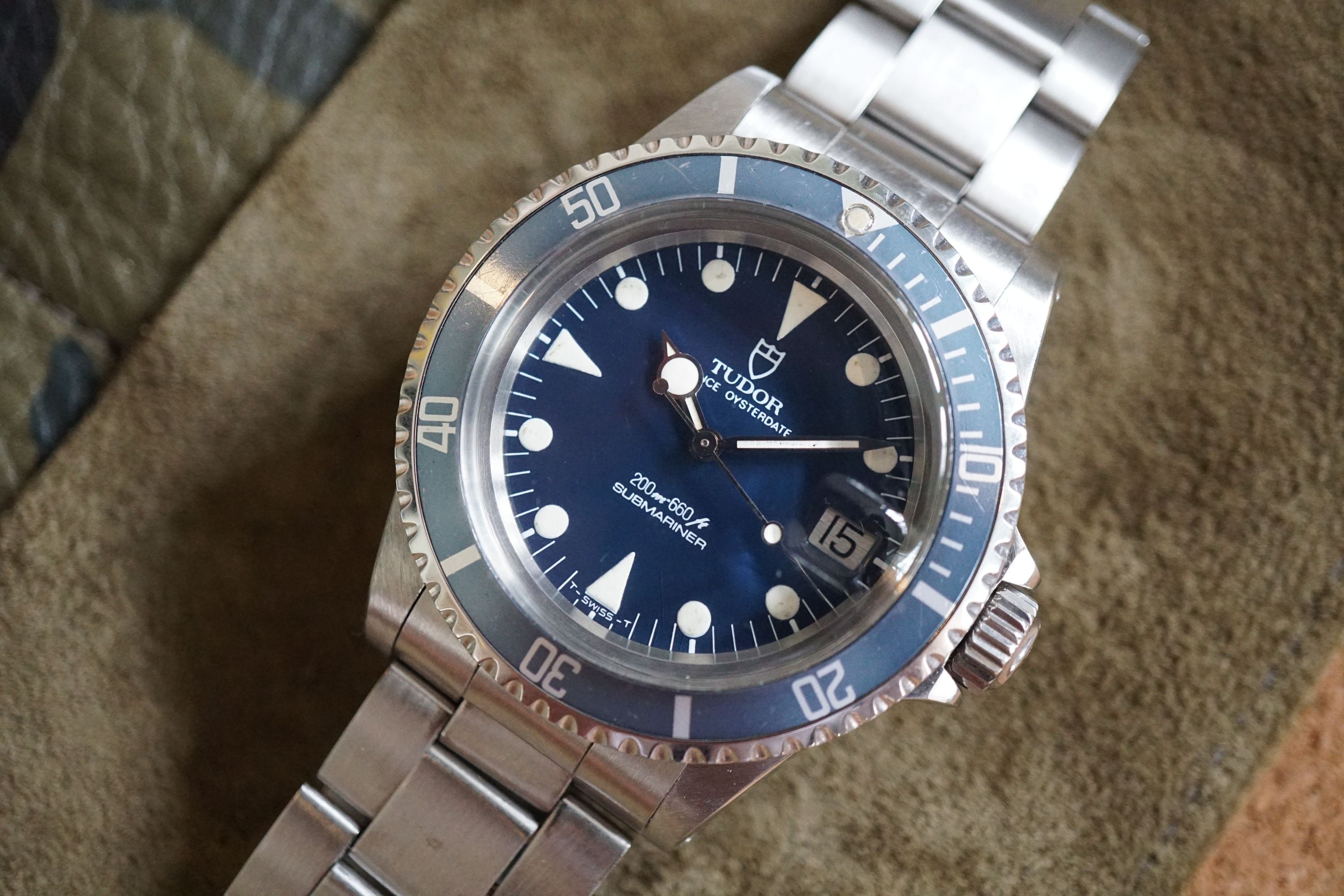 tudor submariner blue