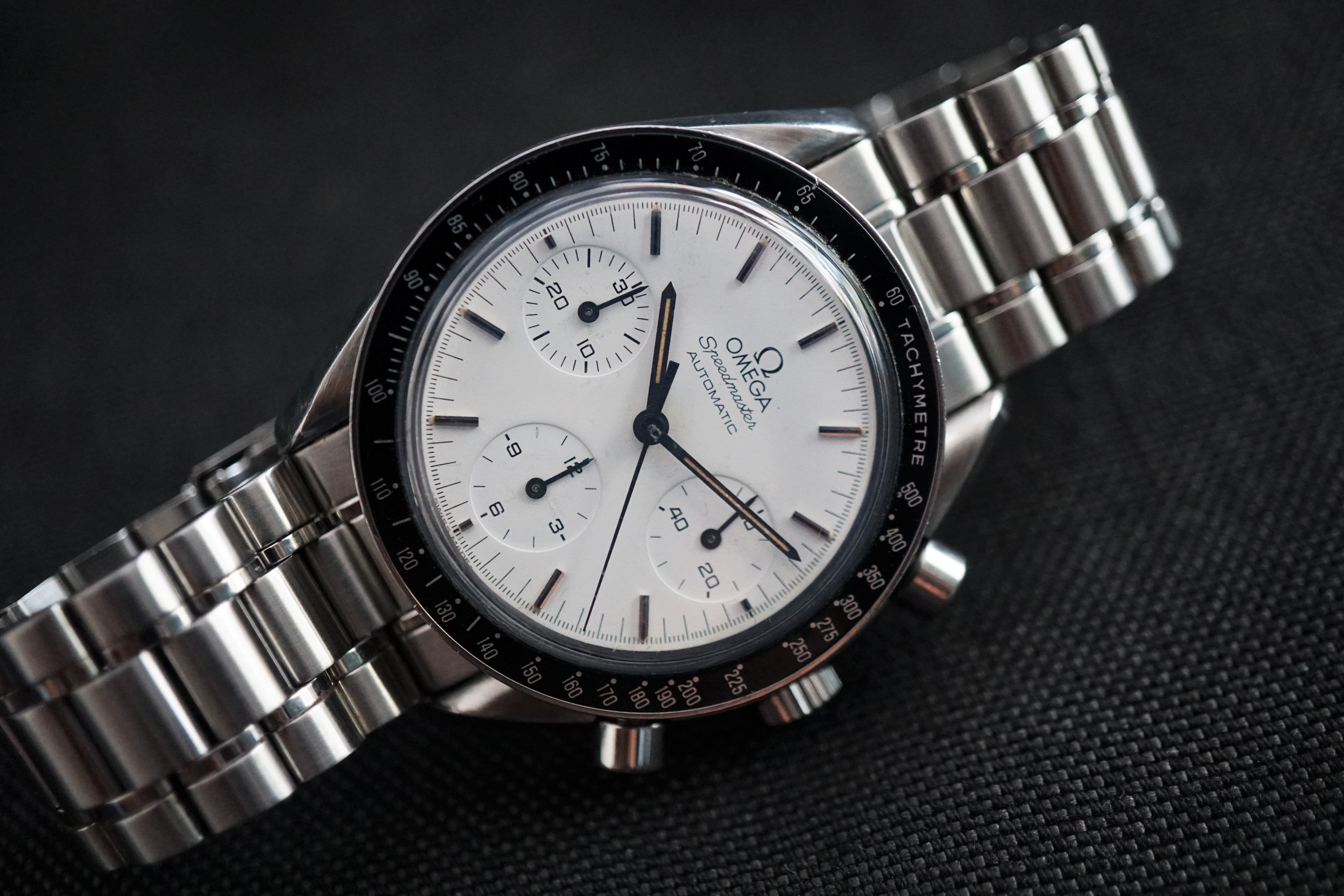 omega speedmaster reduced white