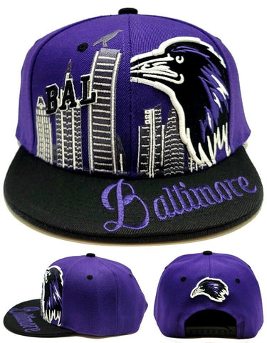 47, Accessories, 2 Baltimore Ravens Nfl Strawberry Smoothie Raven Head  Adjustable Girls Hats Caps