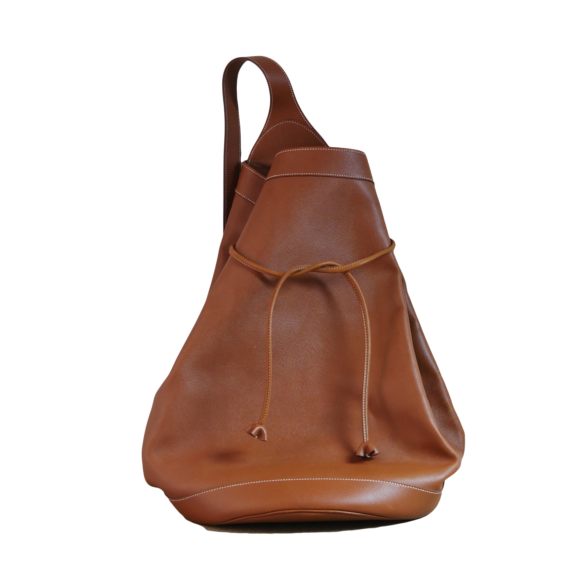 hermes leather backpack