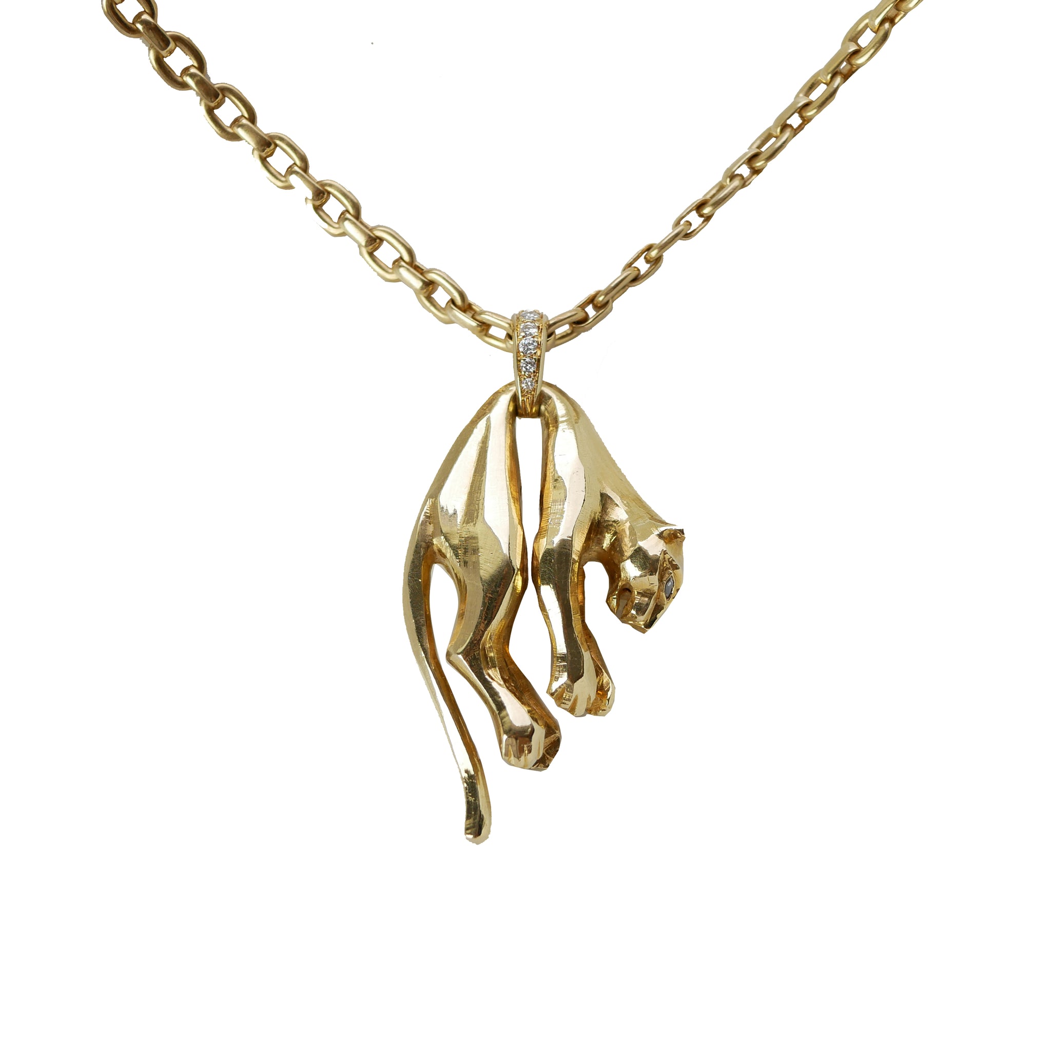 cartier panther necklace