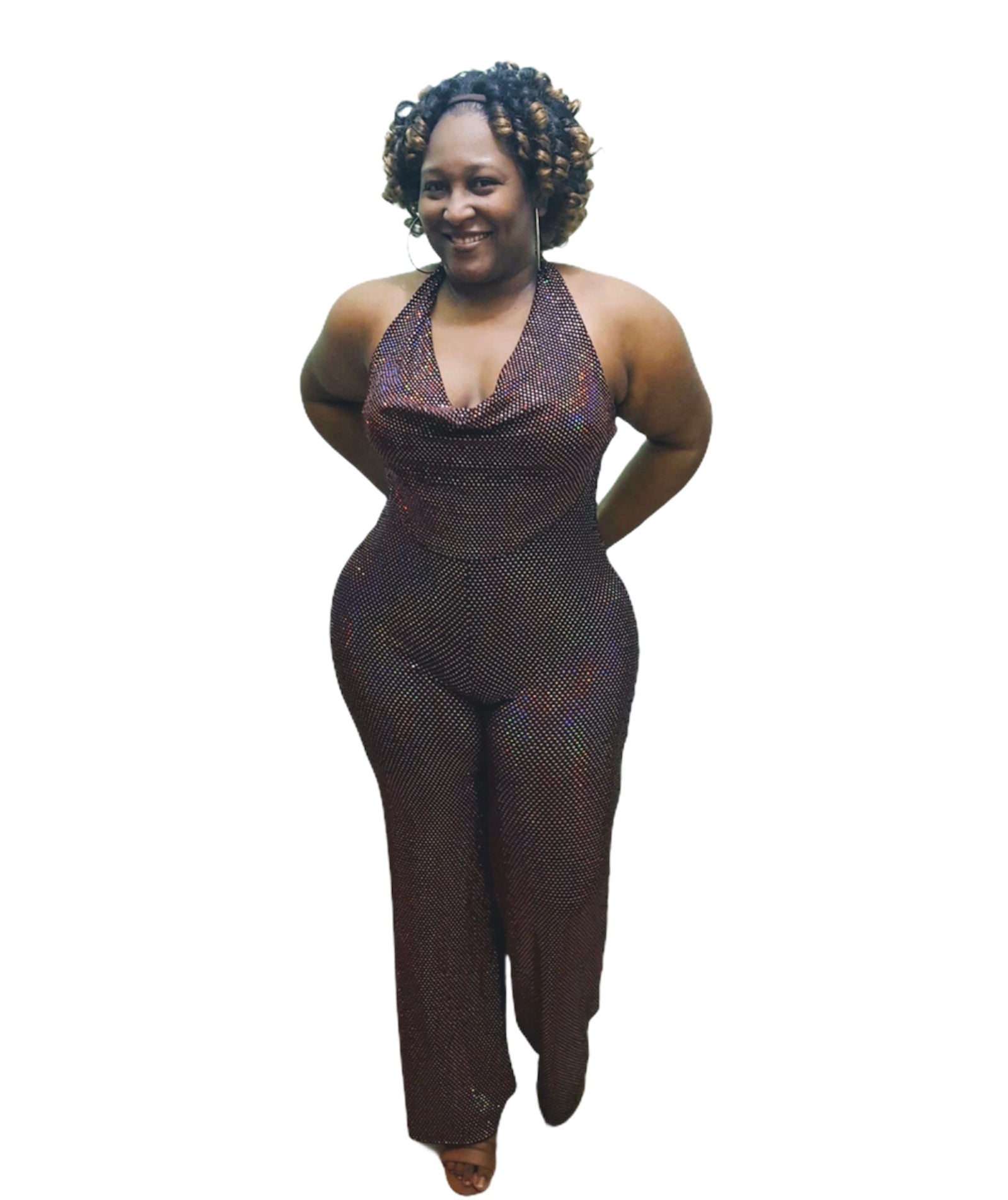 bling jumpsuit plus size