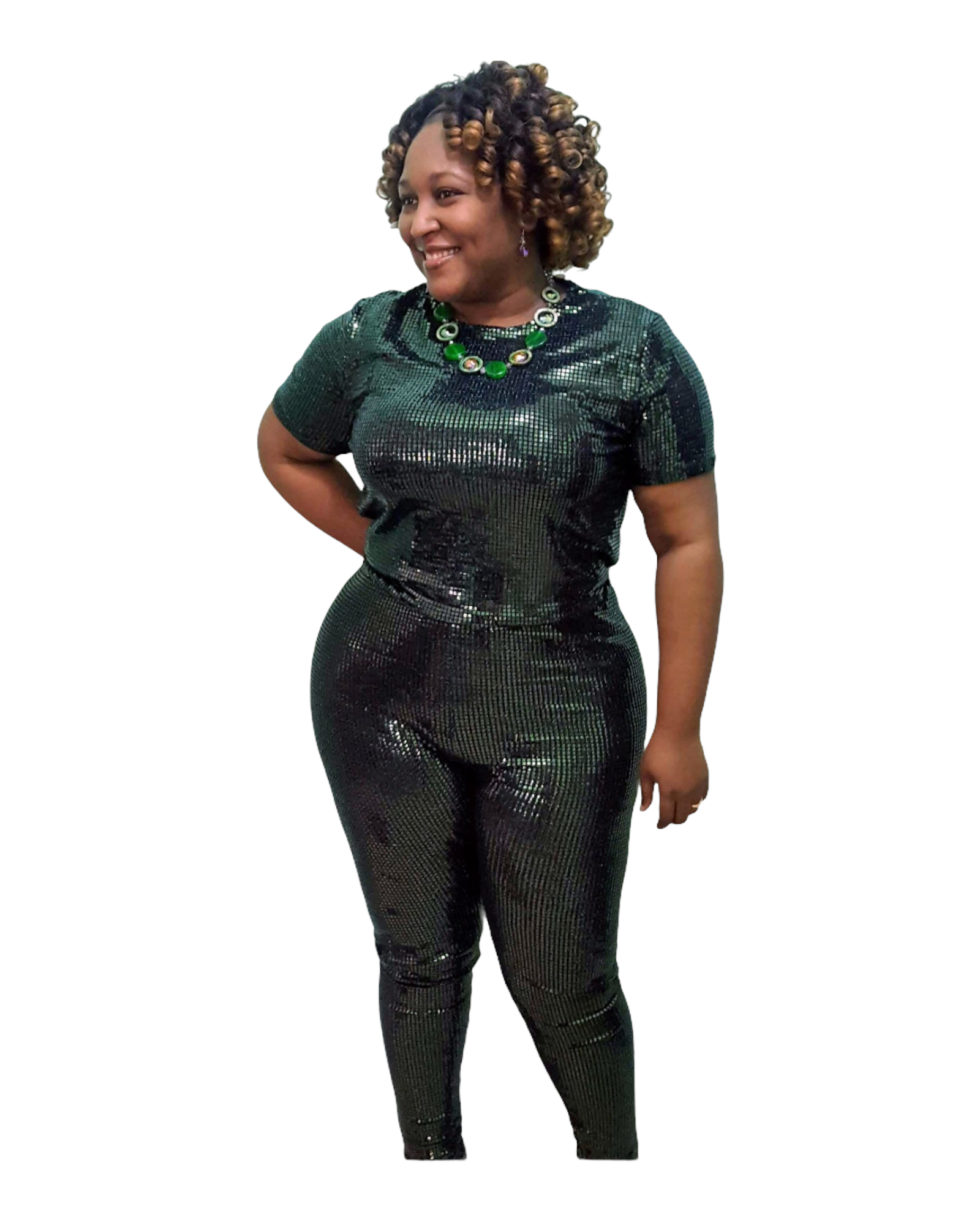 Green With Envy and Leggings Plus Size – Curves TT