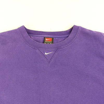 purple nike crew neck