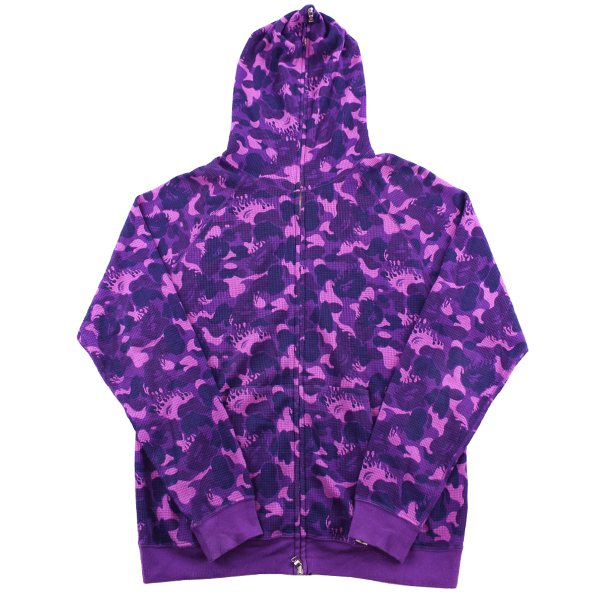 Bape Purple Flame Camo Fullzip Hoodie | SARUUK