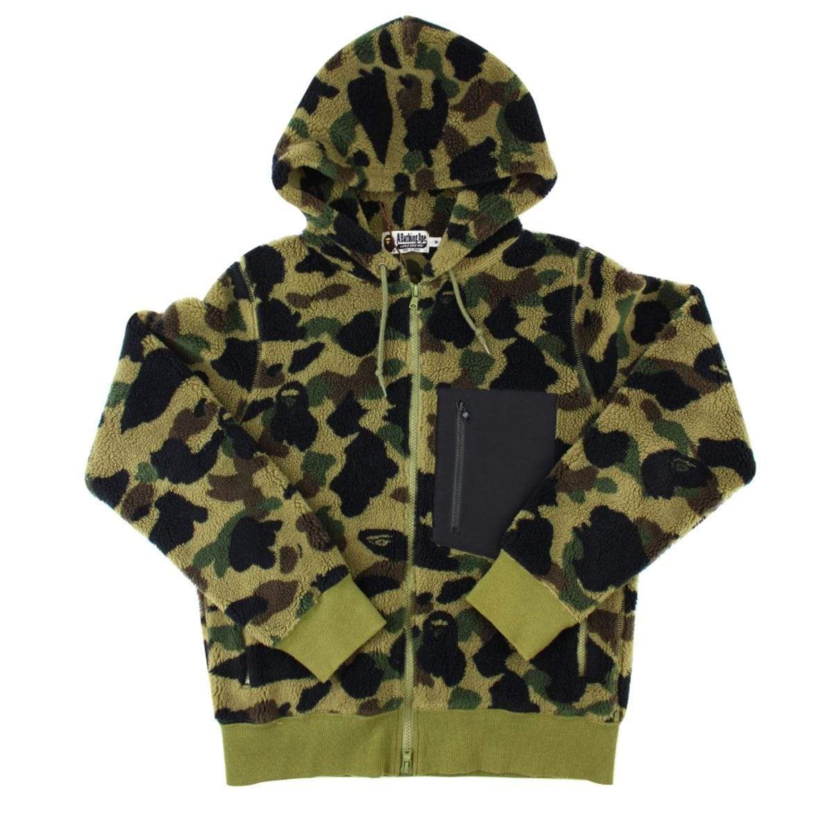 Bape 1st Green Camo BOA Fleece Jacket | SaruGeneral