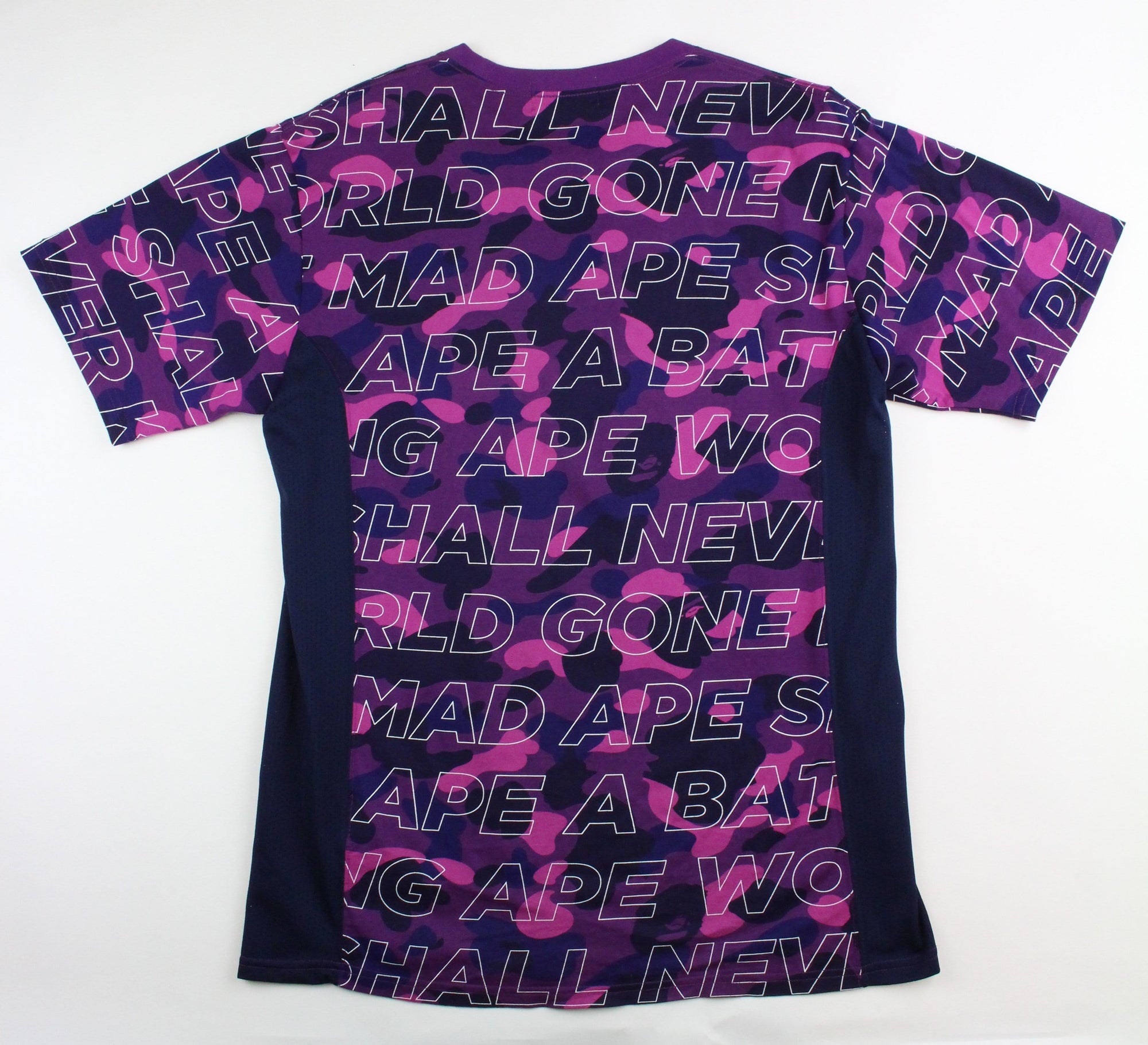 bape purple camo shirt