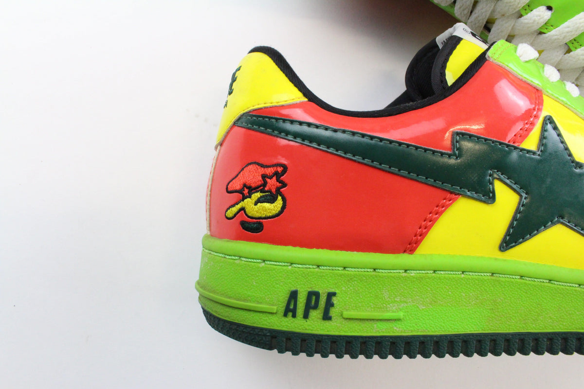 Bapesta Psyche Red Green & Yellow | SARUGENERAL