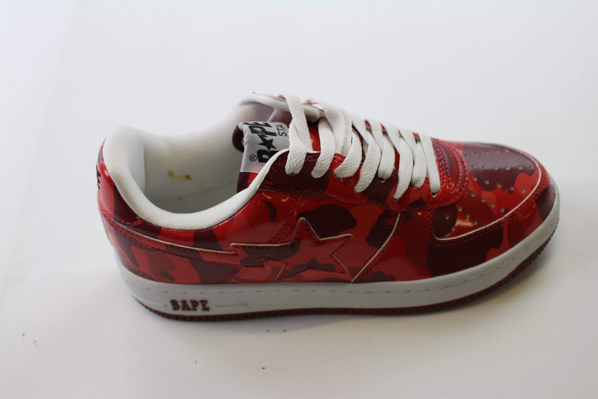 red camo bapesta