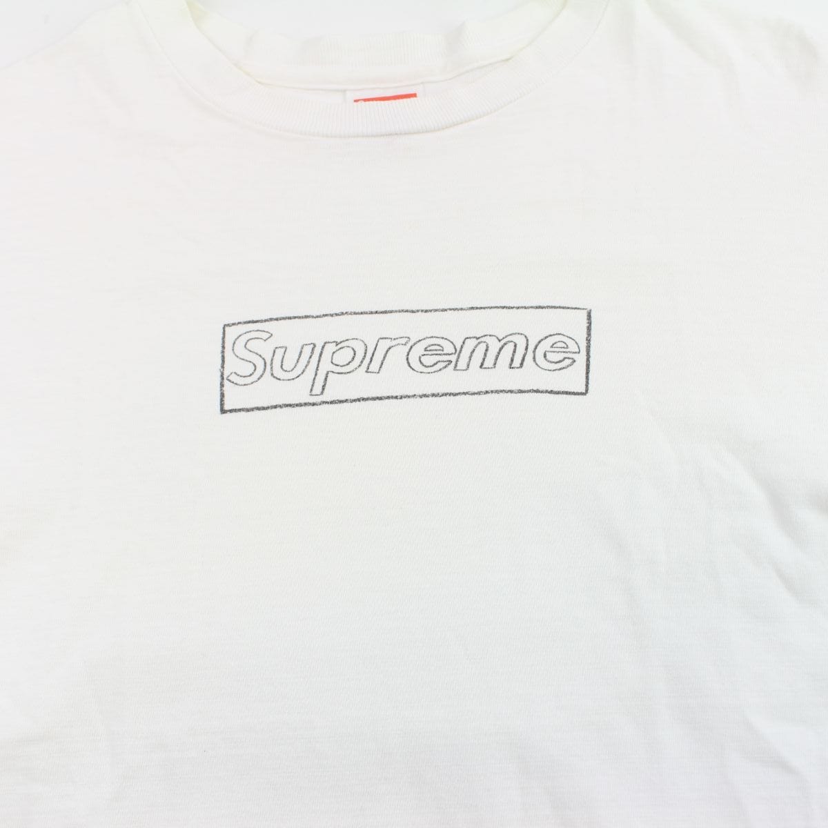 supreme kaws box logo tee