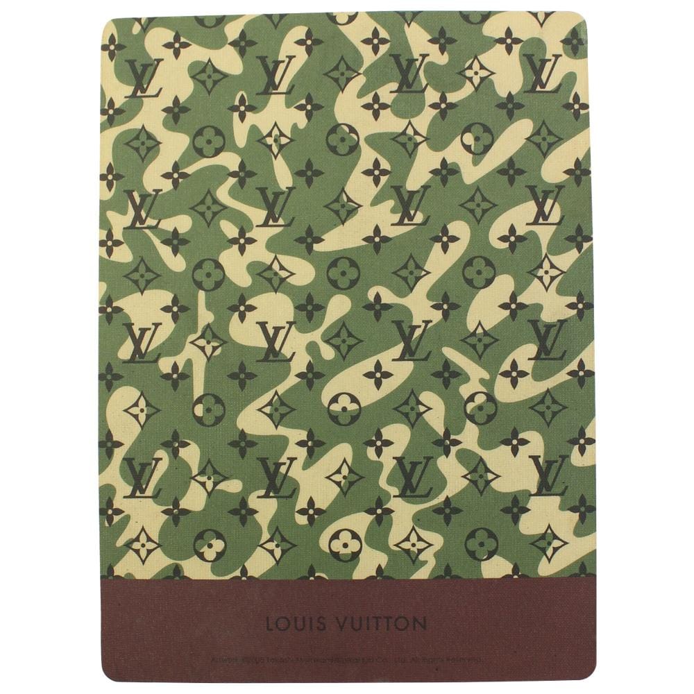 louis vuitton x murakami green camo monogram mousepad 2008 | SaruGeneral