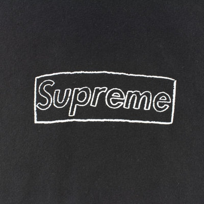 Supreme X Kaws Box Logo Hoodie Black Sarugeneral