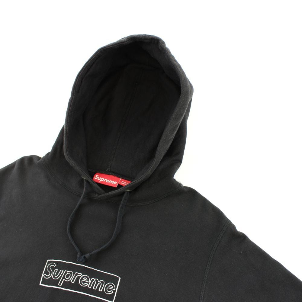 充実の品 Mサイズ Box Logo Hooded Sweatshirt Black - トップス