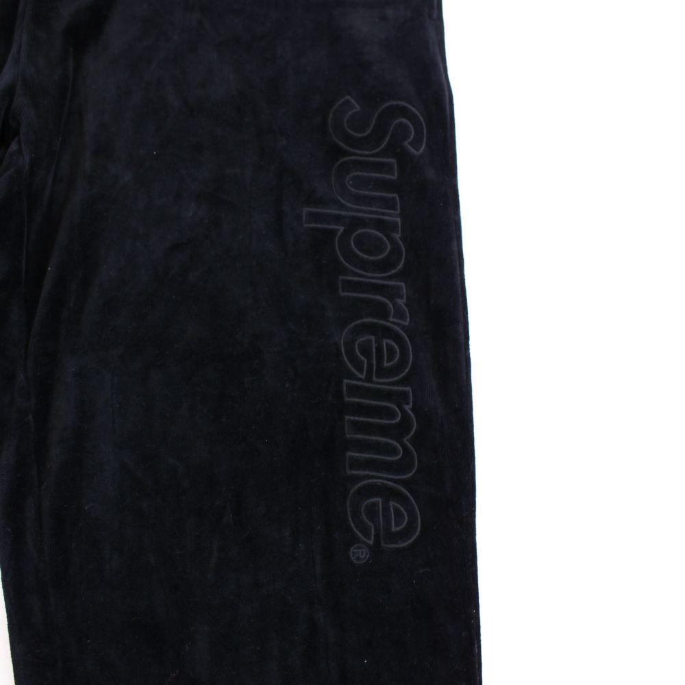 supreme lacoste velour pants