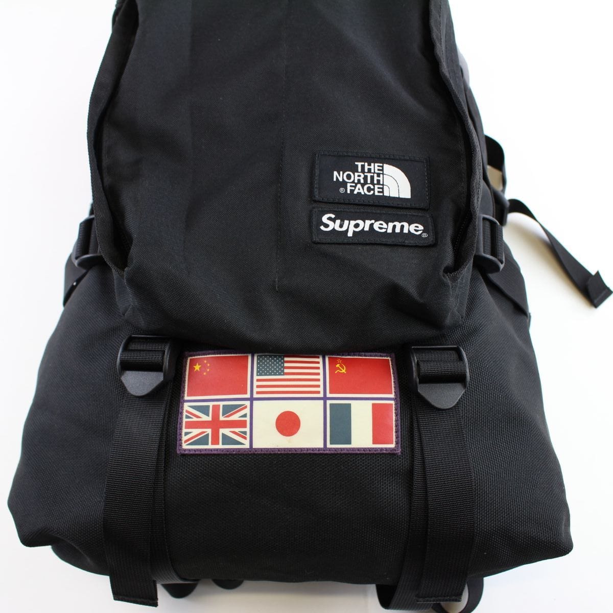 north face supreme flag jacket