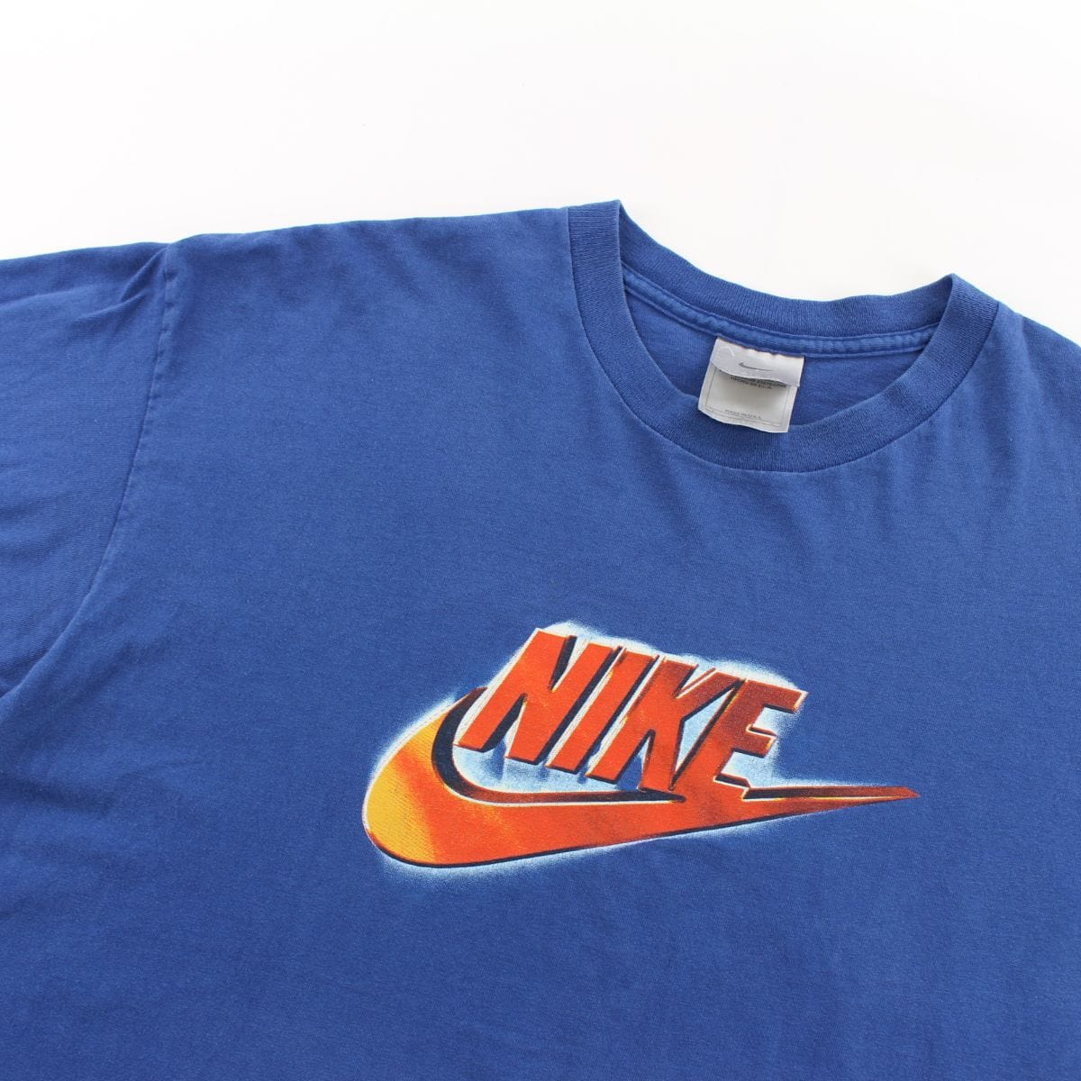 royal blue and orange nike shirt