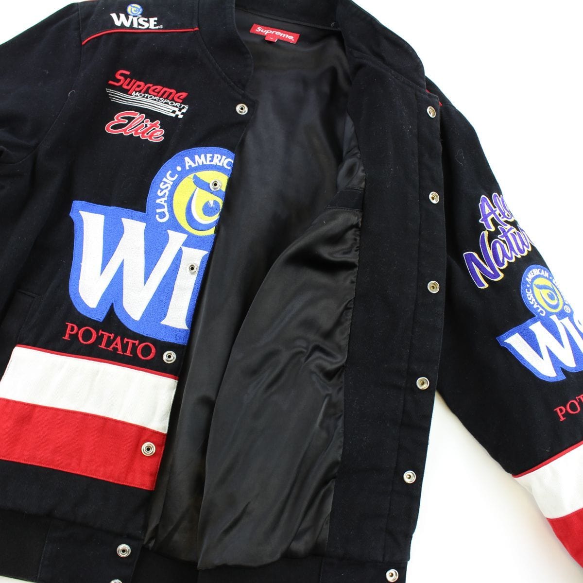 supreme wise racing jacket