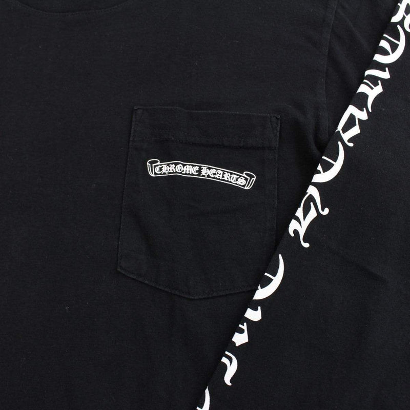 chrome hearts text ls black | SaruGeneral