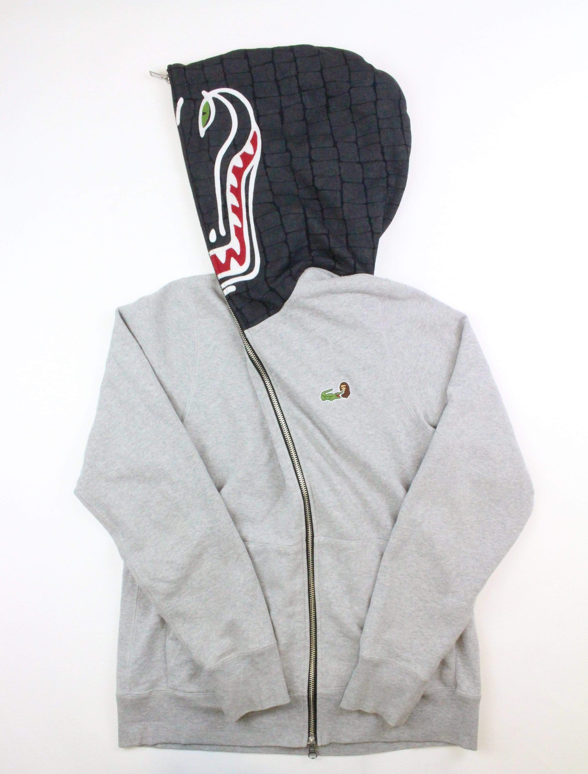 bape lacoste hoodie