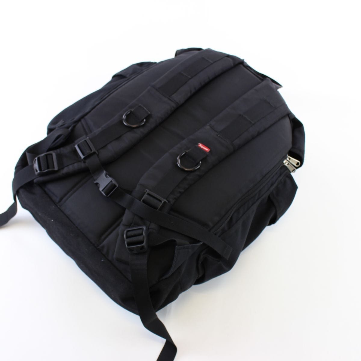 supreme backpack black and white